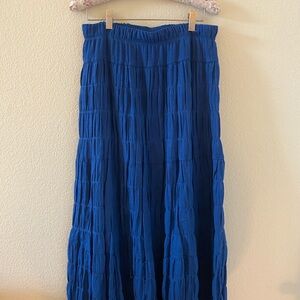 Max Studio Blue Maxi Skirt